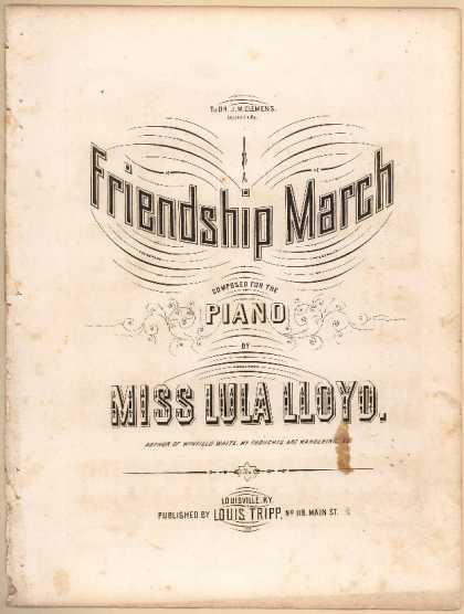 Sheet Music - Friendship march