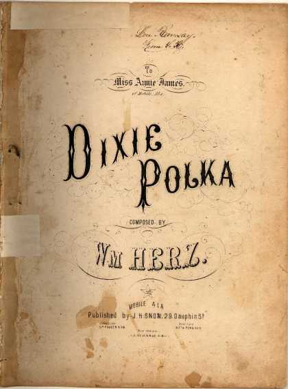 Sheet Music - Dixie polka
