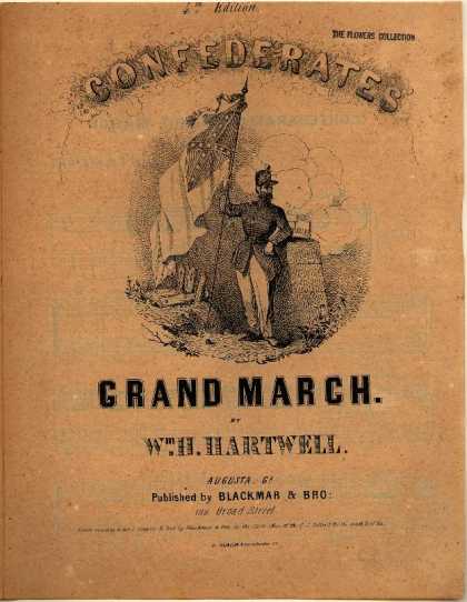 Sheet Music - Confederates grand march