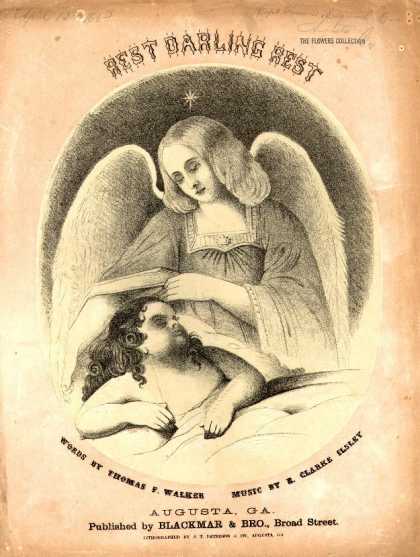 Sheet Music - Rest darling rest!; Lullaby