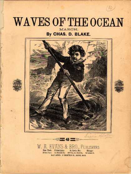 Sheet Music - Waves of the ocean march; Grand marche de concert