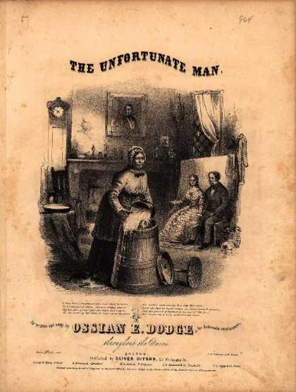 Sheet Music - The unfortunate man