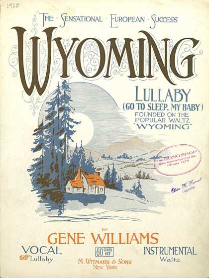 Sheet Music - Wyoming