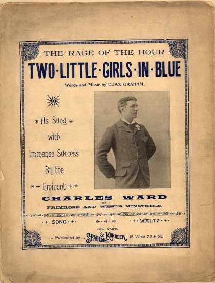 Sheet Music - Two little girls in blue