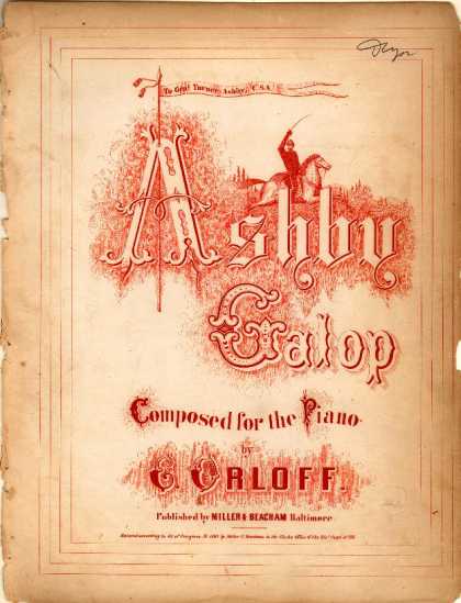 Sheet Music - Ashby galop
