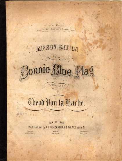 Sheet Music - Improvisation on the Bonnie flue flag; Op. 537