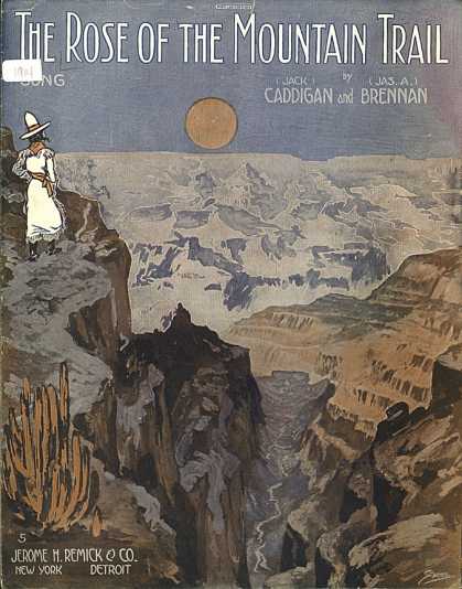 Sheet Music - The rose of the mountain trail