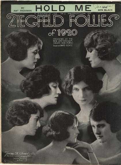 Sheet Music - Hold me; Ziegfeld follies of 1920; Fox trot song