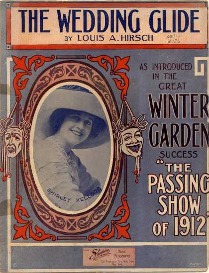 Sheet Music - Wedding glide; Winter Garden Passing show of 1912