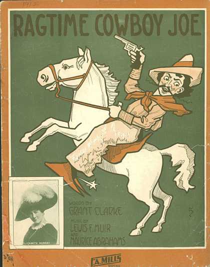 Sheet Music - Ragtime cowboy Joe