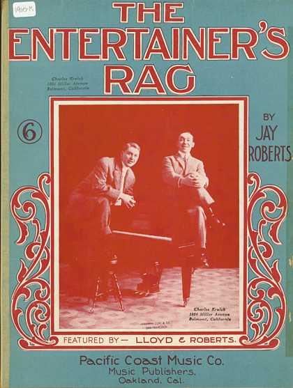 Sheet Music - The entertainer's rag