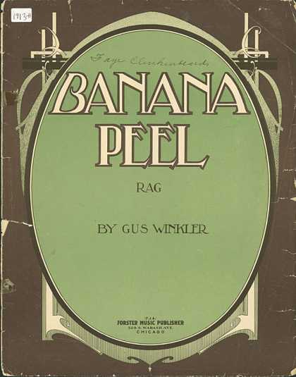 Sheet Music - Banana peel