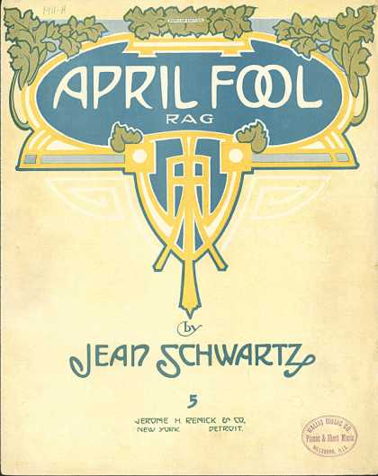 Sheet Music - April fool rag