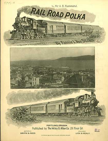 Sheet Music - Railroad polka