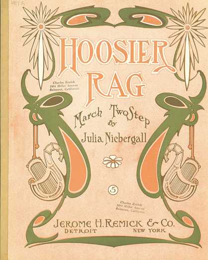 Sheet Music - Hoosier rag