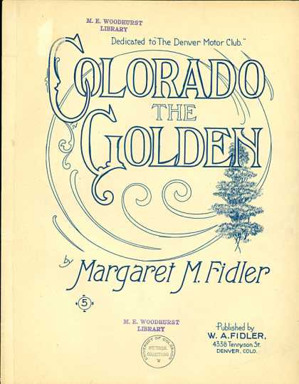 Sheet Music - Colorado the golden