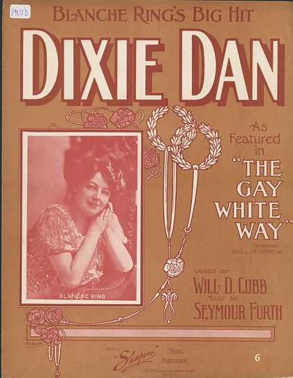 Sheet Music - Dixie Dan
