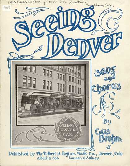 Sheet Music - Seeing Denver