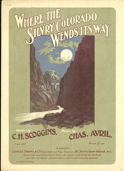 Sheet Music - Where the silv'ry Colorado wends its way