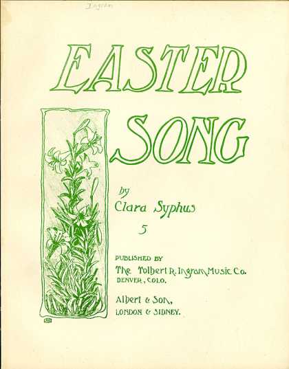 Sheet Music - Easter song