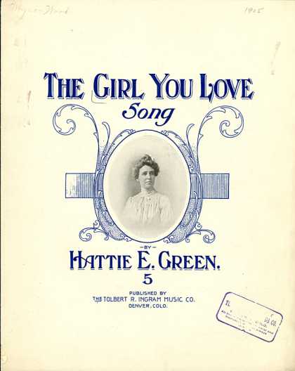 Sheet Music - The girl you love
