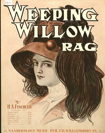 Sheet Music - Weeping willow rag