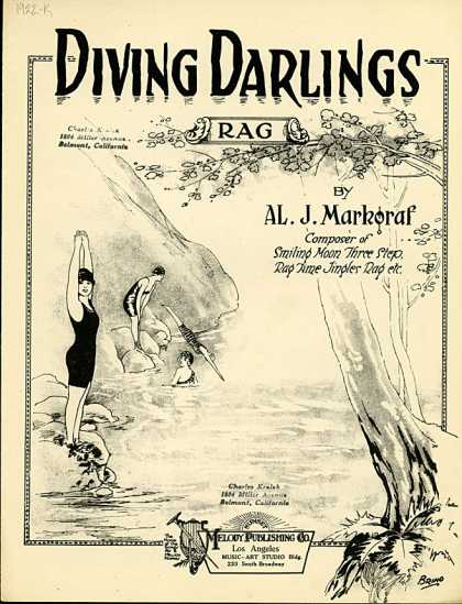 Sheet Music - Diving darlings rag