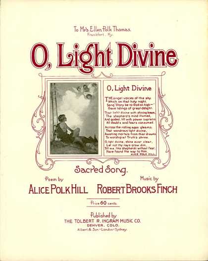 Sheet Music - O, light divine
