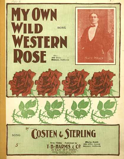 Sheet Music - My own wild western rose