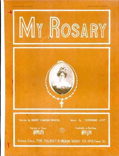 Sheet Music - My rosary