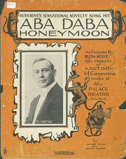 Sheet Music - The aba daba honeymoon