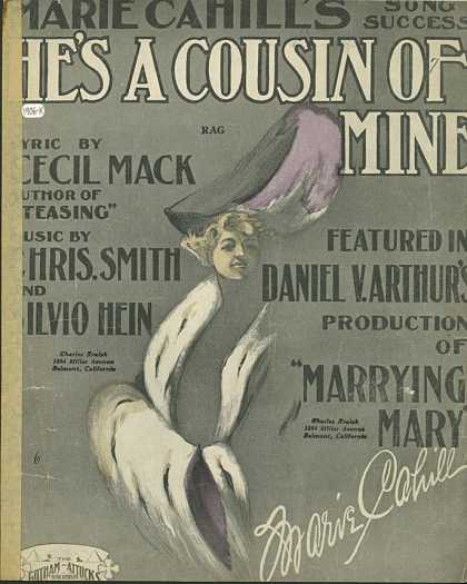 Sheet Music - He's a cousin of mine