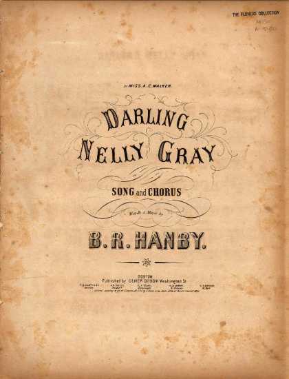 Sheet Music - Darling Nelly Gray
