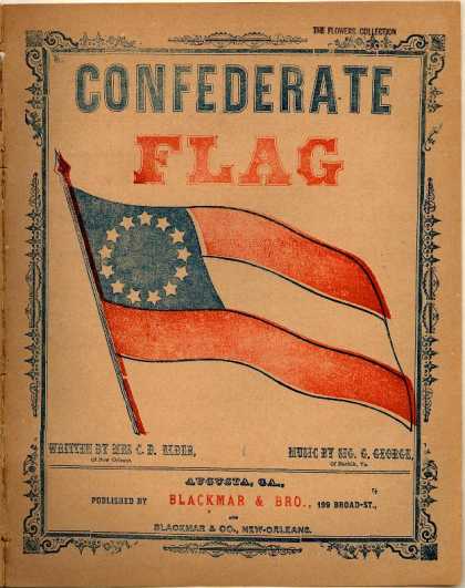 Sheet Music - Confederate flag
