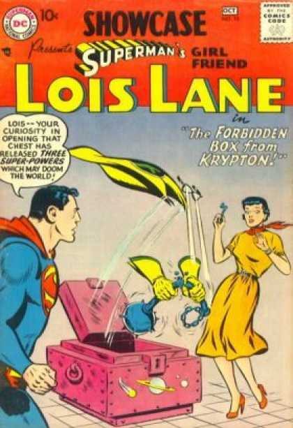 Showcase 10 - Lois Lane - Superman - Forbidden Box From Krypton - Three Super Powers - Krypton