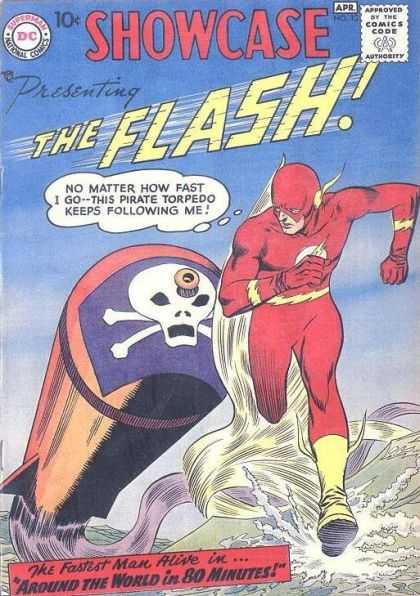 Showcase 13 - Flash - Torpedo - Skull And Crossbones - Pirate - Ocean - Carmine Infantino