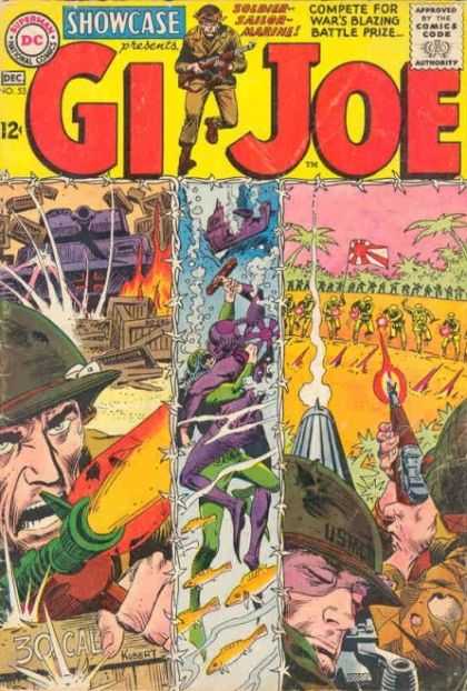 Showcase 53 - Gi Joe - December - No 53 - Green Hat - Brown Uniform - Joe Kubert