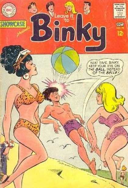 Showcase 70 - Leave It To Binky - Beach Ball - Swimsuit - Beach - Birds - Bob Oksner