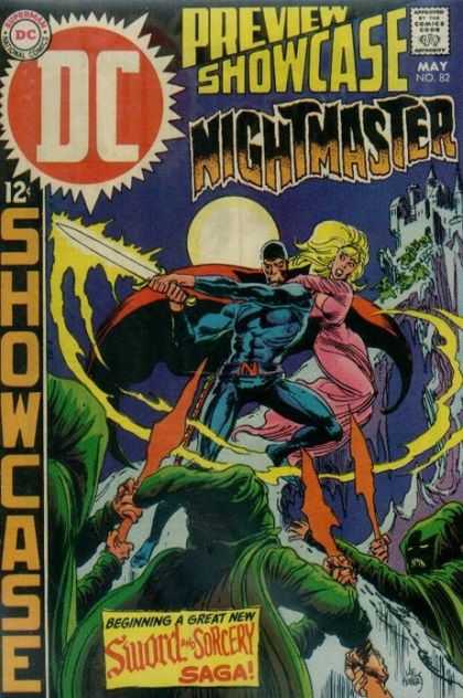 Showcase 82 - Sword - Castle - Superhero - Full Moon - Gothic - Joe Kubert