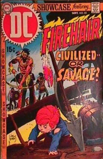 Showcase 85 - Showcase - Indians - Child In Danger - Bow And Arrows - September Issue - Joe Kubert