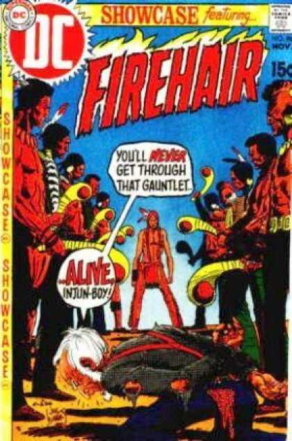 Showcase 86 - Dc - Firehair - Speech Bubbles - Indians - November - Joe Kubert