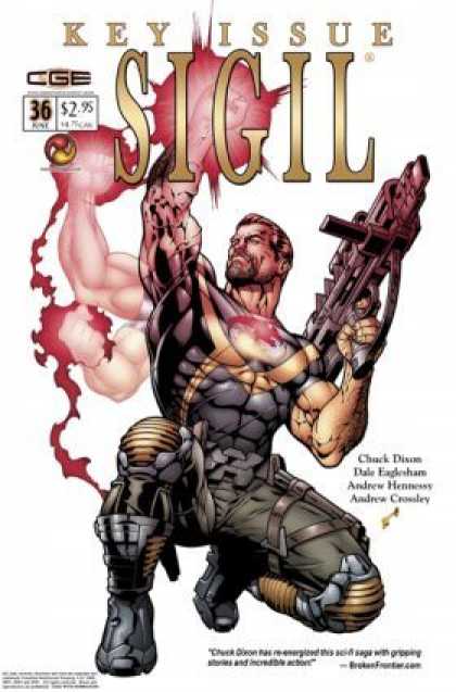 Sigil 36 - Key Issue - Cge - Man - Gun - Andrew Crossley - Dale Eaglesham