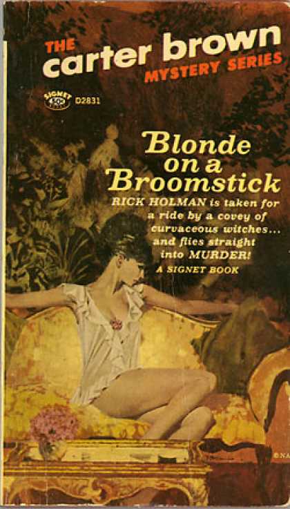 Signet Books - Blonde On a Broomstick