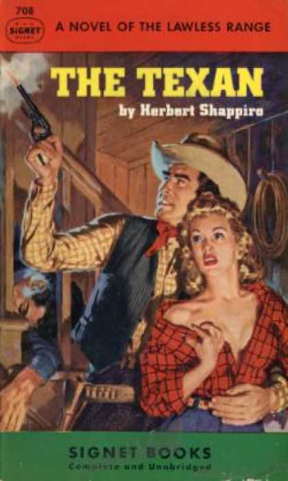 Signet Books - The Texan - Herbert Shappiro