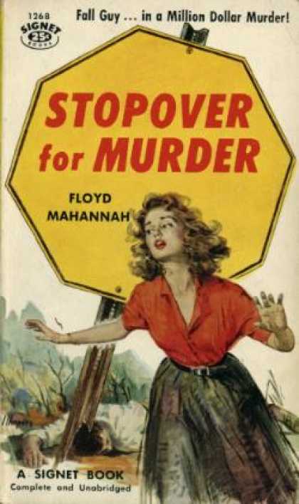 Signet Books - Stopover for Murder - Floyd Mahannah