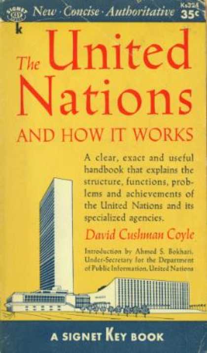 Signet Books - The United Nations and How It Works - David Cushman Coyle