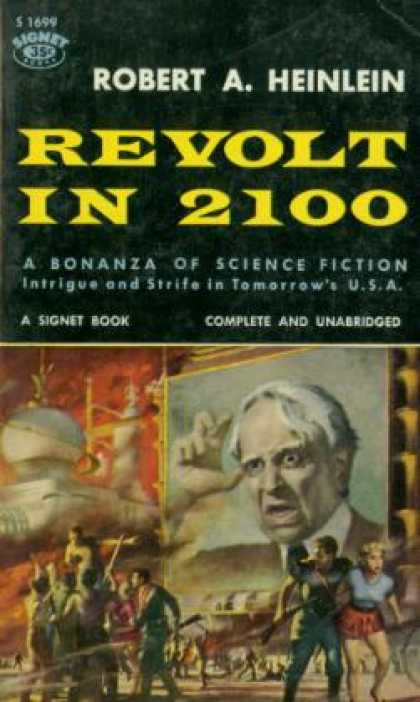 Signet Books - Revolt In 2100 - Robert A. Heinlein