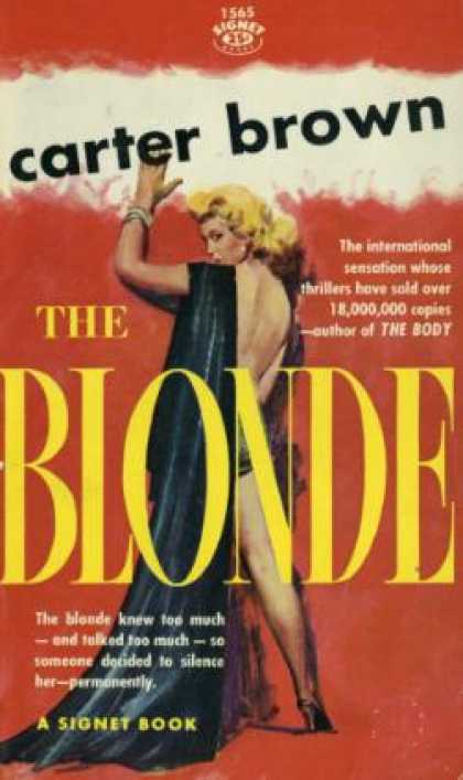 Signet Books - Blonde Girl In a Shroud