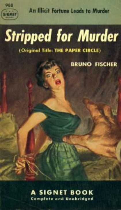 Signet Books - Stripped for Murder - Bruno Fischer