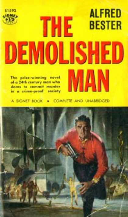 Signet Books - The Demolished Man - Alfred Bester